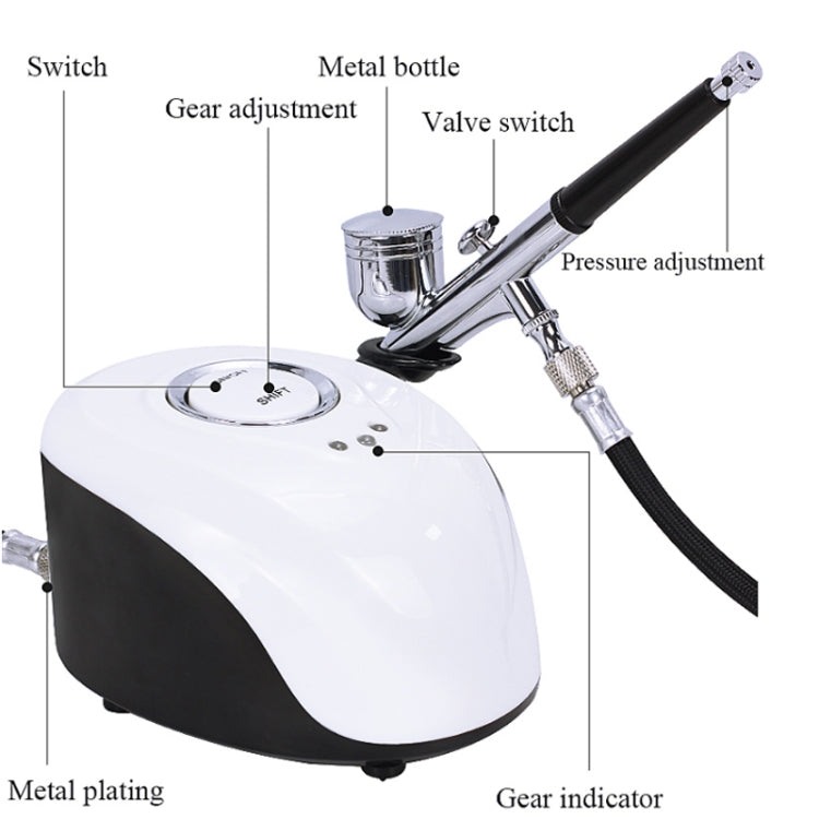 Beemyi BS-103 Beauty Salon High Pressure Oxygen Injection Device Household Handheld Facial Nano Spray Beauty Moisturizing Device, Specification: US Plug(Small Capacity) - free shipping - PMC TechLife - Order now!