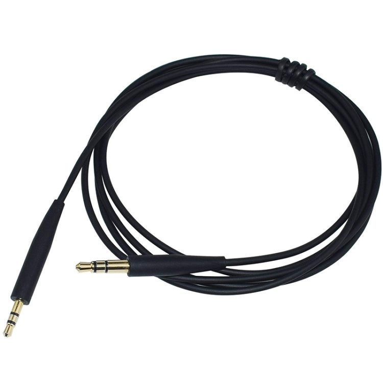 2 PCS 3.5mm To 2.5mm Audio Cable For Bose QC25 / QC35 / Soundtrue / SoundLink / OE2(Black) - Cable & Splitter by PMC TechLife | Online Shopping South Africa | PMC TechLife