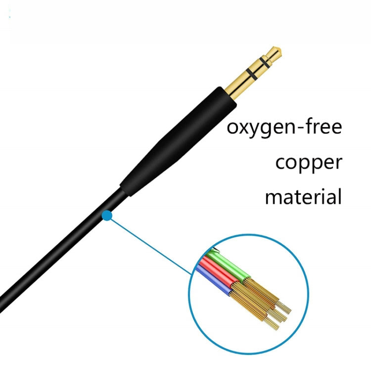 2 PCS 3.5mm To 2.5mm Audio Cable For Bose QC25 / QC35 / Soundtrue / SoundLink / OE2(Black) - Cable & Splitter by PMC TechLife | Online Shopping South Africa | PMC TechLife
