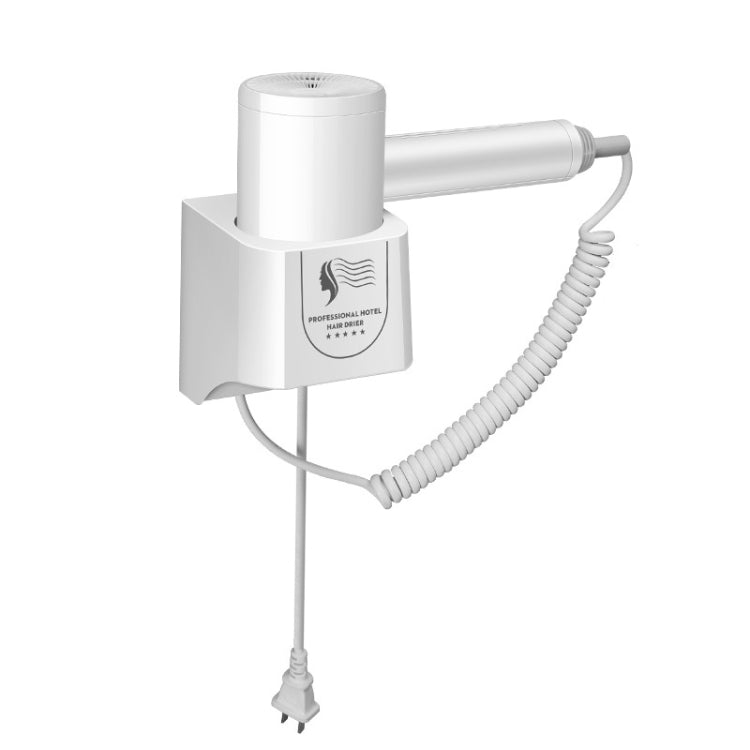Hotel Hair Dryer Wall Mount High Power Hair Dryer Household Hair Cylinder Dryer, CN Plug(Hotel Hairdryer White) - Hair Dryers & Accessories by PMC TechLife | Online Shopping South Africa | PMC TechLife