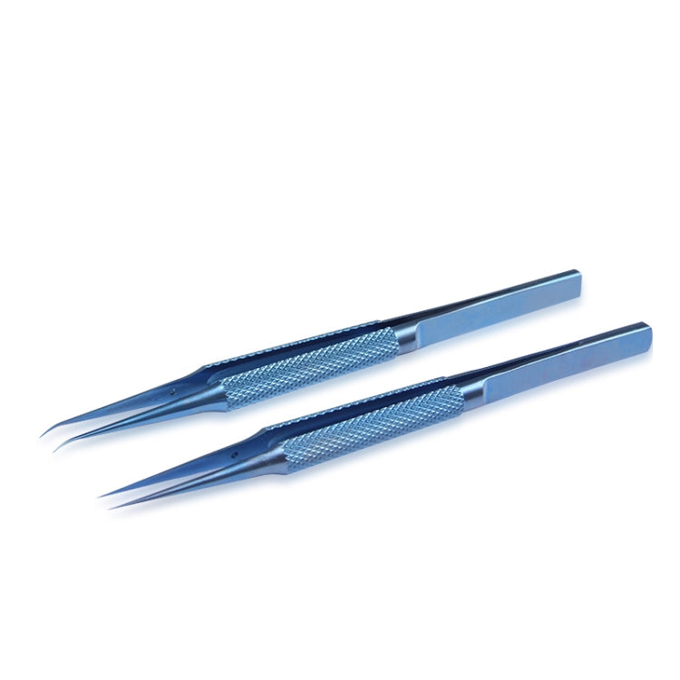 Kaisi Titanium Alloy Tweezers Repair Fingerprint Fly Line Phone Motherboard Precise Antimagnetic Electronics Tweezers(Curved BT-15) - Tweezers by Kaisi | Online Shopping South Africa | PMC TechLife | Buy Now Pay Later Mobicred