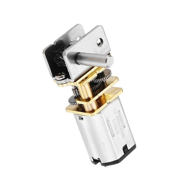 GW12N20 Worm Gear Low Speed Motor Ultra Mini Gear Power-Off Self-Locking Motor For Smart Car Robot(12V 20RPM) - Motor Module by PMC TechLife | Online Shopping South Africa | PMC TechLife | Buy Now Pay Later Mobicred