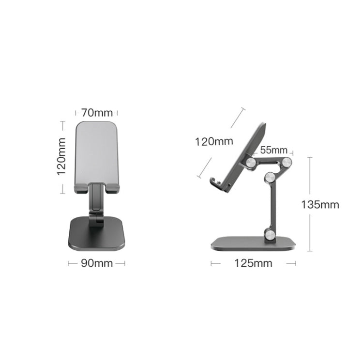 CYX-PH2 Mobile Phone Tablet Desktop Bracket Folding Telescopic Phone Bracket(Green) - Desktop Holder by PMC TechLife | Online Shopping South Africa | PMC TechLife