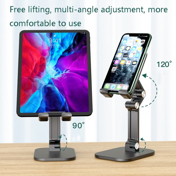 CYX-PH2 Mobile Phone Tablet Desktop Bracket Folding Telescopic Phone Bracket(Green) - Desktop Holder by PMC TechLife | Online Shopping South Africa | PMC TechLife