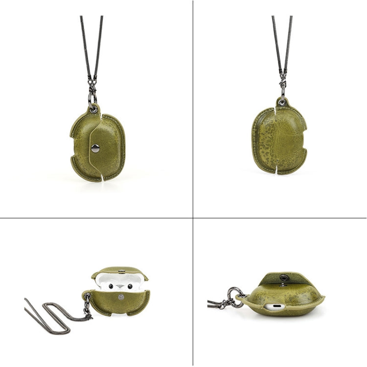 CONTACTS FAMILY CF1123B for Huawei FreeBuds Pro Leather Protective Case with Necklace Lanyard(Black) - free shipping - PMC TechLife - Order now!