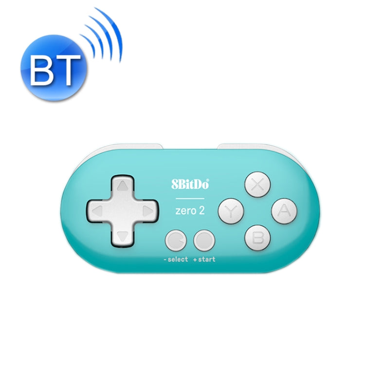 8Bitdo Zero2 Wireless Bluetooth Mini Handle For Switch / Windows / Android / MacOS / Steam / Respeberr(Blue Green) - free shipping - PMC TechLife - Order now!