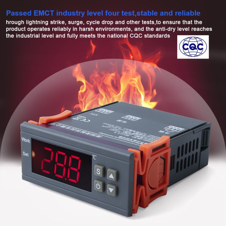 MH-1210W Digital LCD Temperature Controller Thermocouple Thermostat Regulator with Sensor Termometer, Temperature Range: -50 to 110 Degrees Celsius - Thermostat & Thermometer by PMC TechLife | Online Shopping South Africa | PMC TechLife