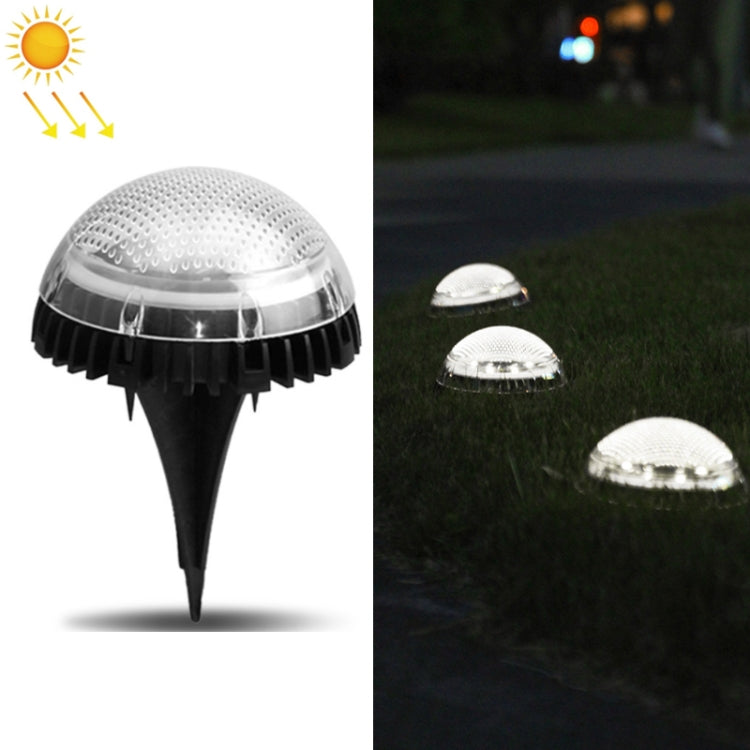 8 LEDs Solar Circular Underground Light Outdoor Waterproof Lawn Stair Light, Light Color: White Light - Buried Lights by PMC TechLife | Online Shopping South Africa | PMC TechLife