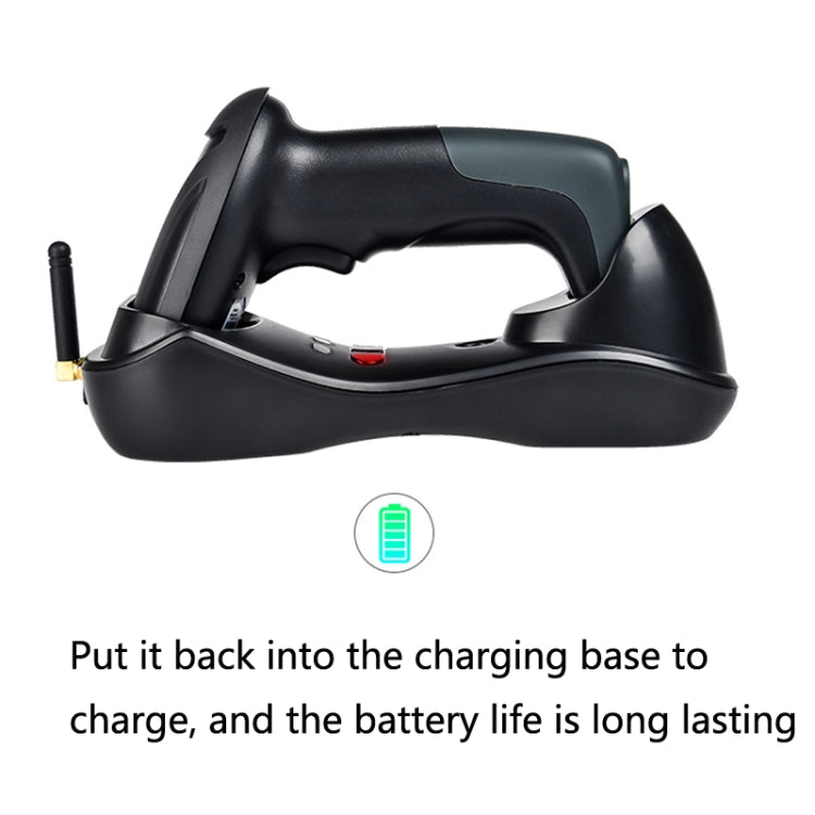 NETUM H3 Wireless Barcode Scanner Red Light Supermarket Cashier Scanner With Charger, Specification: One-dimensional - free shipping - PMC TechLife - Order now!