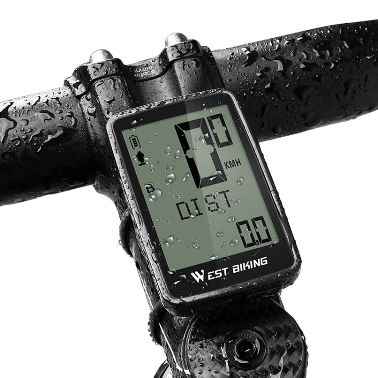 WEST BIKING Mountain Road Bike Five Language Code Table USB Riding Wireless Code Table Speedometer(Black) - Speedometers by WEST BIKING | Online Shopping South Africa | PMC TechLife | Buy Now Pay Later Mobicred