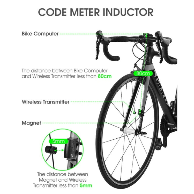 WEST BIKING Mountain Road Bike Five Language Code Table USB Riding Wireless Code Table Speedometer(Black) - Speedometers by WEST BIKING | Online Shopping South Africa | PMC TechLife | Buy Now Pay Later Mobicred