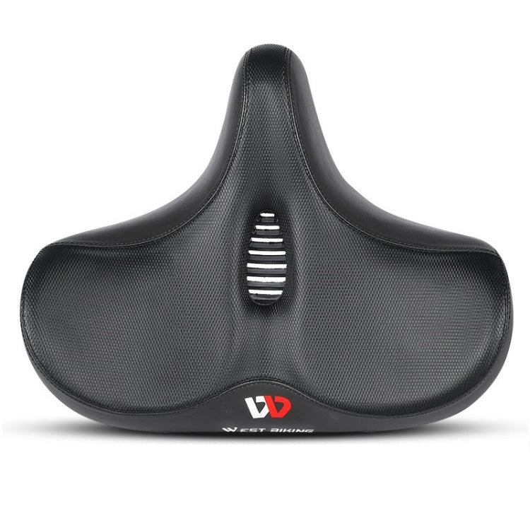 WEST BIKING Bicycle Riding Big Butt Comfortable Saddle(Black Hollow Windshield) - free shipping - PMC TechLife - Order now!