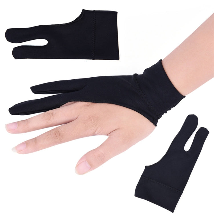 2 Finger Anti-fouling Drawing Glove for Graphics Drawing Tablet, Both for Right and Left Hand(For  men) - Others by PMC TechLife | Online Shopping South Africa | PMC TechLife | Buy Now Pay Later Mobicred