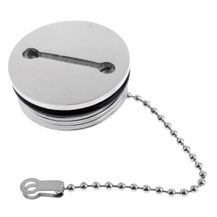 Stainless Steel Boat Deck Fill Filler Replacement Cap + Chain Boat Replacement Accessories - Boats Accessories by PMC TechLife | Online Shopping South Africa | PMC TechLife