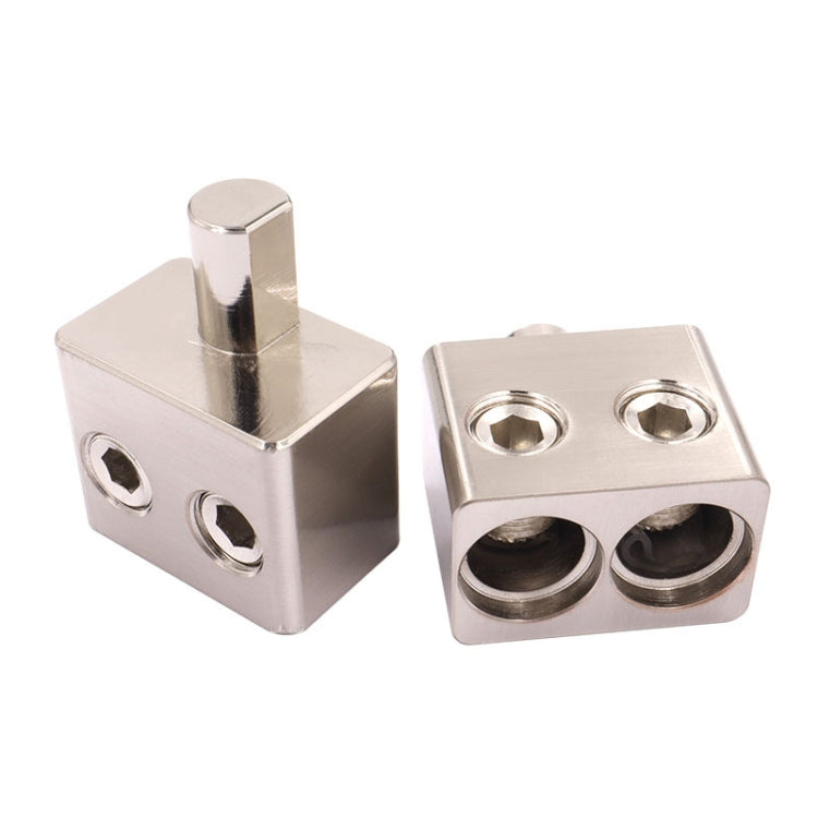 2 PCS RT54 Car Audio Amplifier 1 Point 2 Splitter High Power Supply Terminal - Car Amplifiers by PMC TechLife | Online Shopping South Africa | PMC TechLife