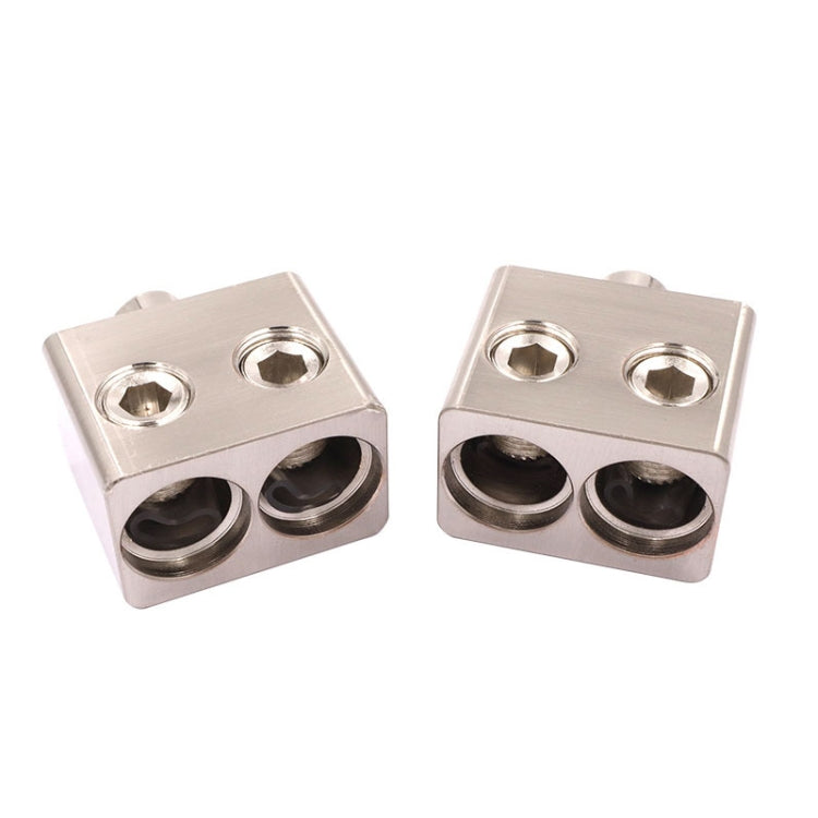 2 PCS RT54 Car Audio Amplifier 1 Point 2 Splitter High Power Supply Terminal - Car Amplifiers by PMC TechLife | Online Shopping South Africa | PMC TechLife