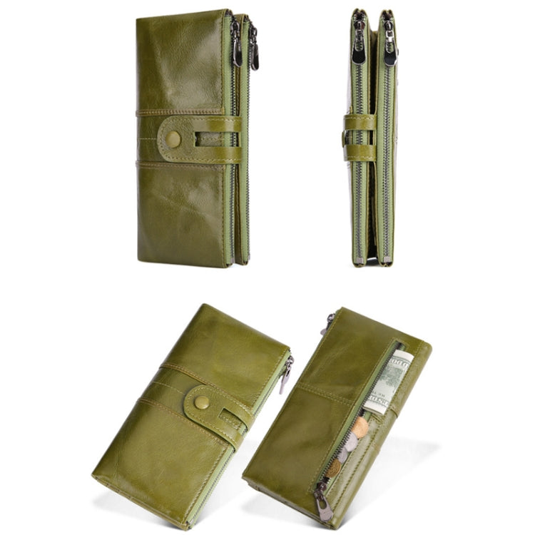 Retro Ladies RFID Wallet Leather Long Mobile Phone Bag(Black) - free shipping - PMC TechLife - Order now!