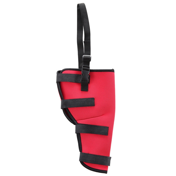 HJ19 Pet Surgery Rehabilitation Back Leg Protector Walking Aids, Size: S(Red Left Back Leg) - Pet Care by PMC TechLife | Online Shopping South Africa | PMC TechLife