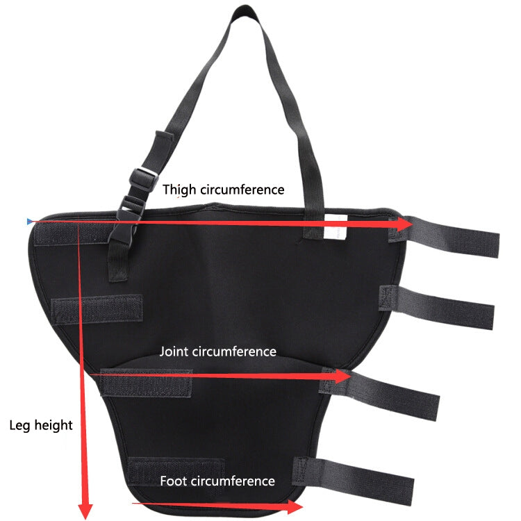 HJ19 Pet Surgery Rehabilitation Back Leg Protector Walking Aids, Size: S(Black Left Back Leg) - free shipping - PMC TechLife - Order now!