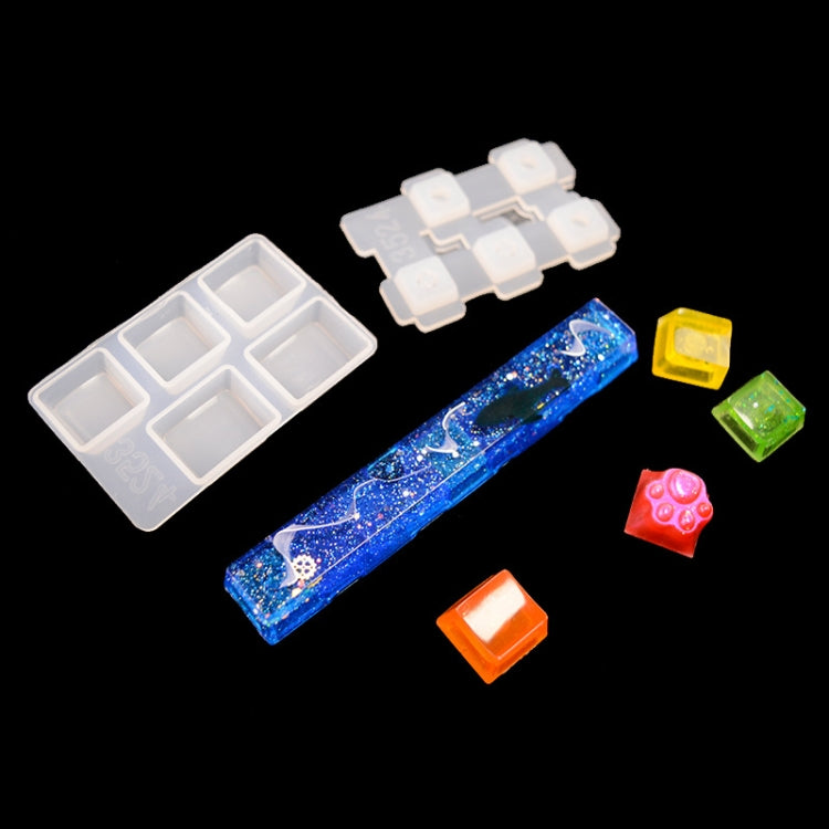 2 PCS DIY Keycap Silicone Mold OEM Mechanical Keyboard Silicone Mold, Style: MD3523 - Arts & Crafts by PMC TechLife | Online Shopping South Africa | PMC TechLife