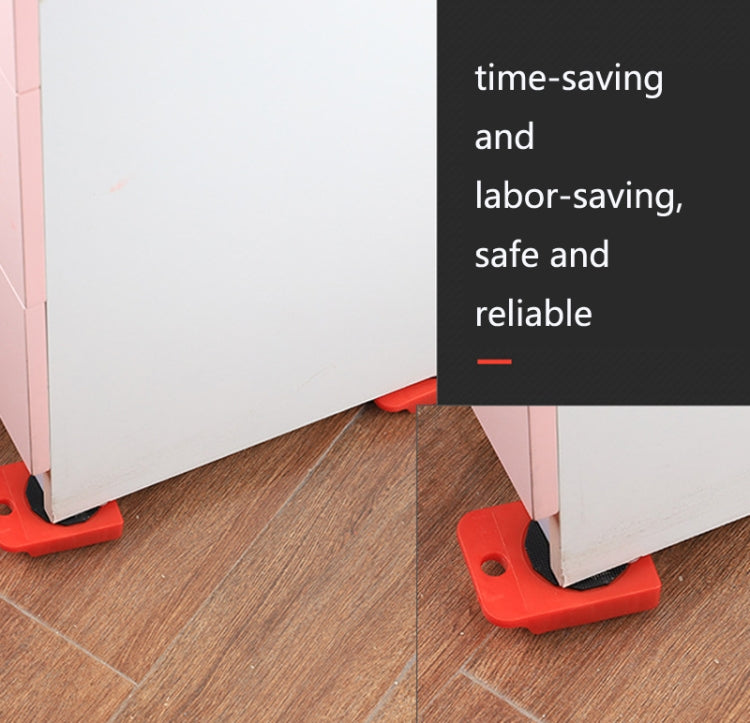 CY-0102 5 in 1 Household Moving Bed Heavy Object Moving Pulley Furniture Shifter Multifunctional Carrier, Model: Yellow (300KG) - Moving tools by PMC TechLife | Online Shopping South Africa | PMC TechLife