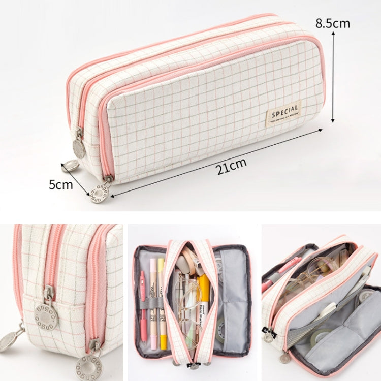 Angoo Double-Open Multi-Layer Stationery Pencil Case Multifunctional Cosmetic Bag(Ink Painting) - Pen Holder by Angpoo | Online Shopping South Africa | PMC TechLife | Buy Now Pay Later Mobicred