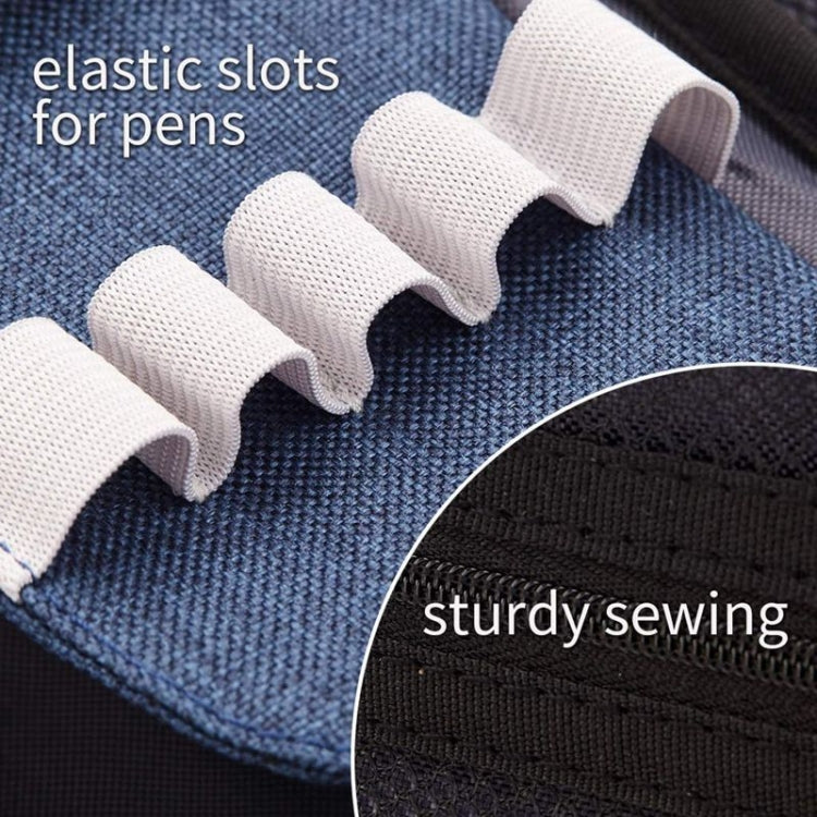 Angoo Cotton And Linen Large Capacity Pencil Stationery Bag(876 Dark Pink) - free shipping - PMC TechLife - Order now!