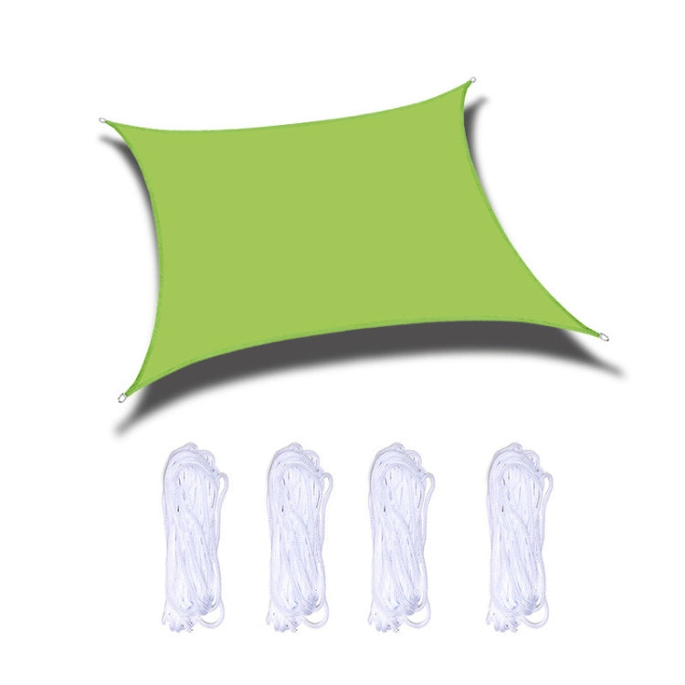 Outdoor Garden Sunshade Sail Waterproof Anti-UV Canopy, Size: 4m x 5m(Green) - Tents & Accessories by PMC TechLife | Online Shopping South Africa | PMC TechLife