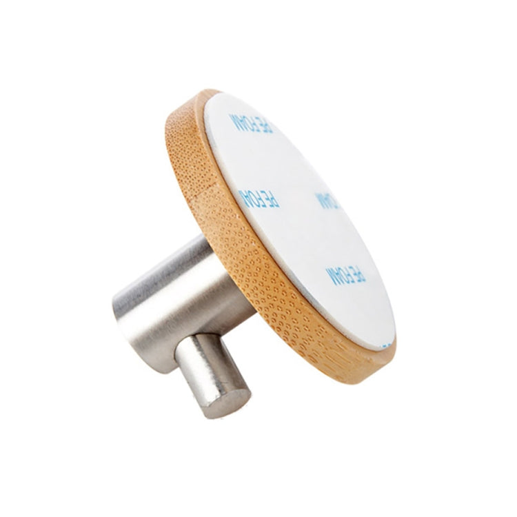 Bamboo Hook Bathroom Kitchen Towel Coat Hook Stainless Steel Door Sticky Hook(Single Hook) - Shelf & Hooks by PMC TechLife | Online Shopping South Africa | PMC TechLife