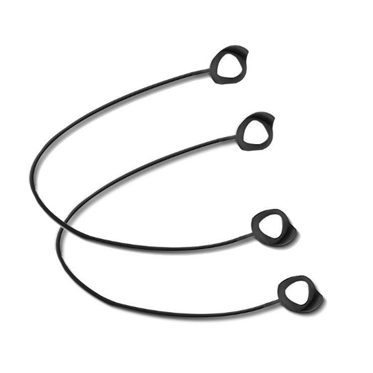 3 PCS Bluetooth Headphone Sports Silicone Anti-Lost Rope For Samsung GALAXLBuds 1 / 2(Black) - Anti-lost & Holder by PMC TechLife | Online Shopping South Africa | PMC TechLife
