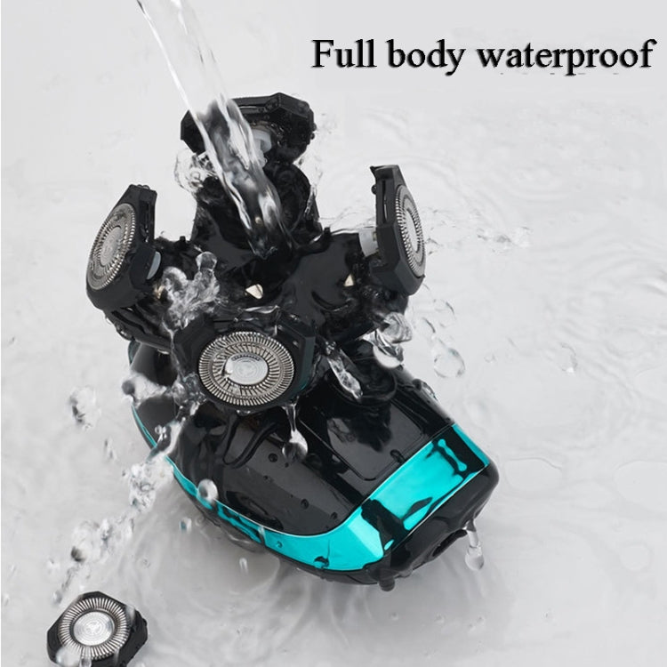 Electric Shaver Rechargeable Razor Intelligent Digital Display Bald Hair Clipper,Style: Nasal Hair Apparatus&Washing Face Brush - free shipping - PMC TechLife - Order now!
