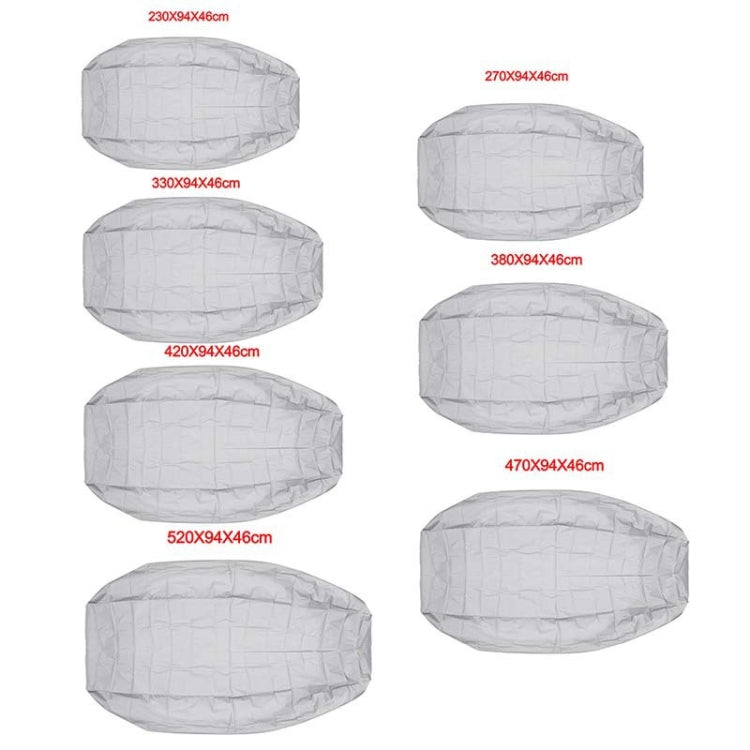 Waterproof Dust-Proof And UV-Proof Inflatable Rubber Boat Protective Cover Kayak Cover, Size: 330x94x46cm(Grey) - free shipping - PMC TechLife - Order now!