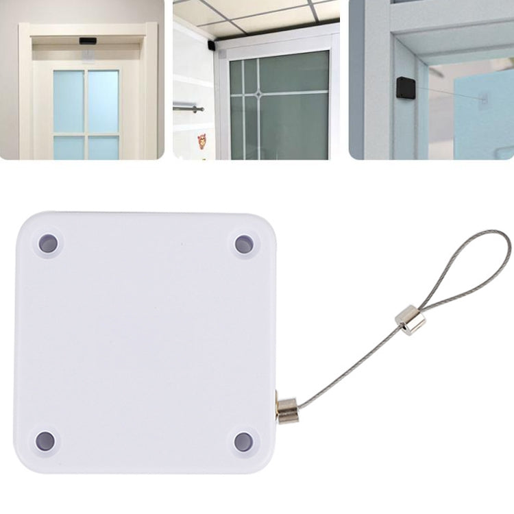 P093 Automatic Doorkeeper Telescher Door Closer Sliding Door Anti-Theft Box, Specification: 3rd Generations White All Glue 800g 1.2m - Furniture Accessories by PMC TechLife | Online Shopping South Africa | PMC TechLife