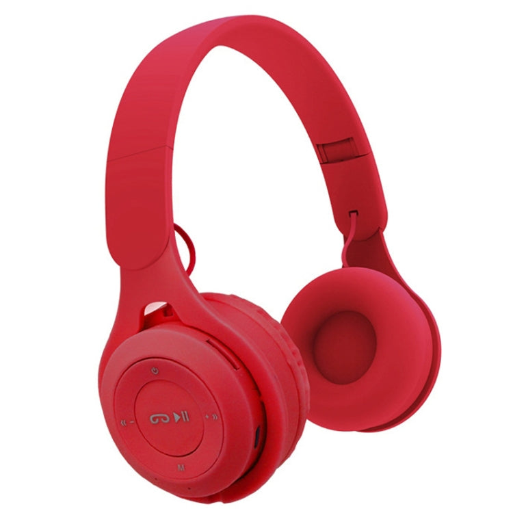 M6 Wireless Bluetooth Headset Folding Gaming Stereo Headset With Mic(Red) - Headset & Headphone by PMC TechLife | Online Shopping South Africa | PMC TechLife