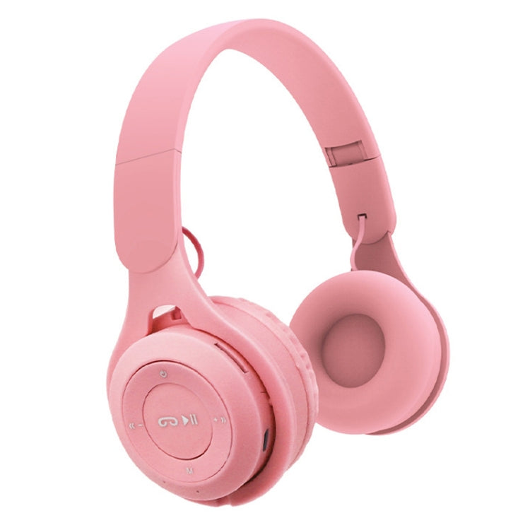 M6 Wireless Bluetooth Headset Folding Gaming Stereo Headset With Mic(Pink) - Headset & Headphone by PMC TechLife | Online Shopping South Africa | PMC TechLife