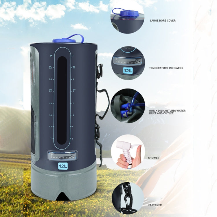 AFISHTOUR FW2078 12L Outdoor Bath Water Storage Bag Portable Camping Bath Bag, Colour: Spherical Air Pump - Kettles by PMC TechLife | Online Shopping South Africa | PMC TechLife