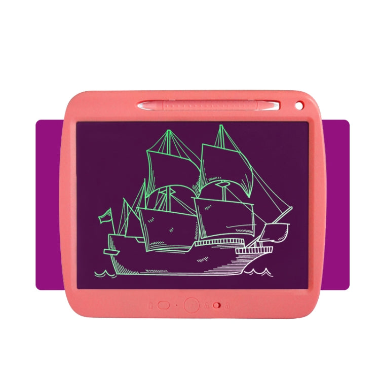 9 Inch Charging LCD Copy Writing Panel Transparent Electronic Writing Board, Specification: Monochrome Lines (Pink) - free shipping - PMC TechLife - Order now!