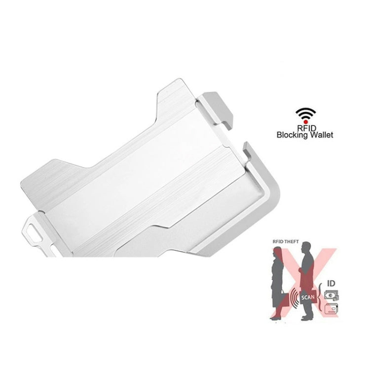 JK02 Metal Card Holder RFID Anti-Theft  Leather Wallet EDC Multifunctional Stainless Steel Aluminum Alloy Card Holder(Red + Khaki  + Red) - Antimagnetic RFID Package by PMC TechLife | Online Shopping South Africa | PMC TechLife | Buy Now Pay Later Mobicred