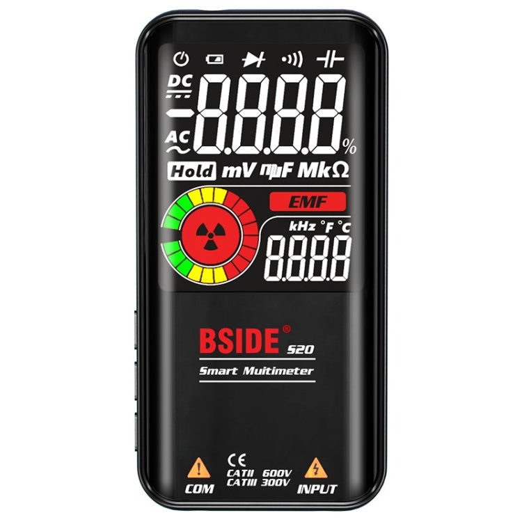 BSIDE S20 Intelligent Large Screen Electromagnetic Radiation Multimeter Tester - Digital Multimeter by BSIDE | Online Shopping South Africa | PMC TechLife | Buy Now Pay Later Mobicred