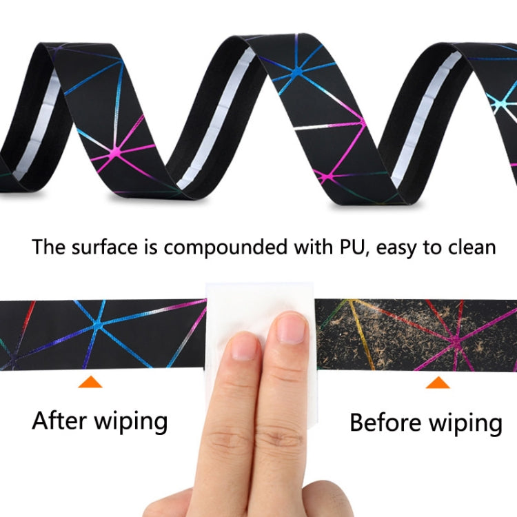 1 Pair WEST BIKING YP0804059 Road Bike Color Line Bar Belt PU Non-Slip Riding Bar Belt(Black Color) - free shipping - PMC TechLife - Order now!