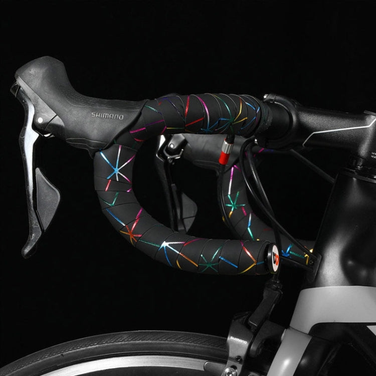 1 Pair WEST BIKING YP0804059 Road Bike Color Line Bar Belt PU Non-Slip Riding Bar Belt(Black Color) - free shipping - PMC TechLife - Order now!