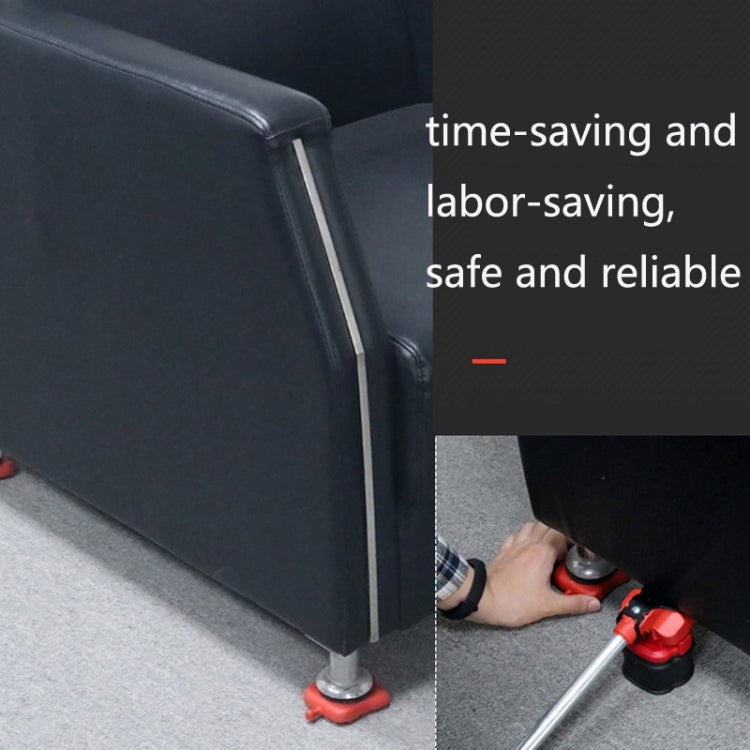 13 PCS / Set Mover Adjustable Height Moving Tool Set With Pry Type Heavy Furniture Moving Roller - Moving tools by PMC TechLife | Online Shopping South Africa | PMC TechLife