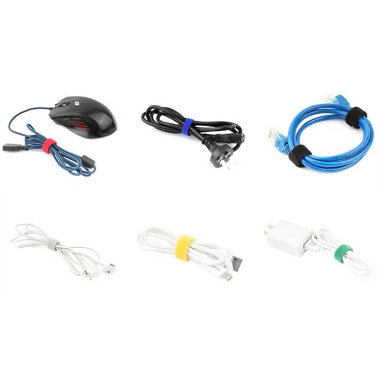 60 PCS T-Shaped Cable Organizer Belt Nylon Winder Buckle, Length: 30cm(Color Random Delivery) - Cable Organizer by PMC TechLife | Online Shopping South Africa | PMC TechLife | Buy Now Pay Later Mobicred