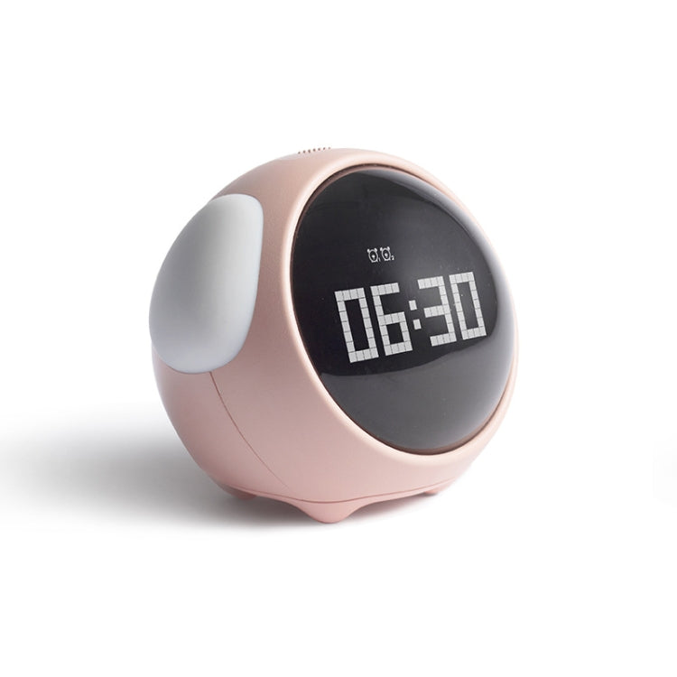 Cartoon Smart Alarm Clock For Children Bedroom Bedside LED Lamp Charging Electronic Digital Clock, Colour: Pink (Expression Version) - free shipping - PMC TechLife - Order now!