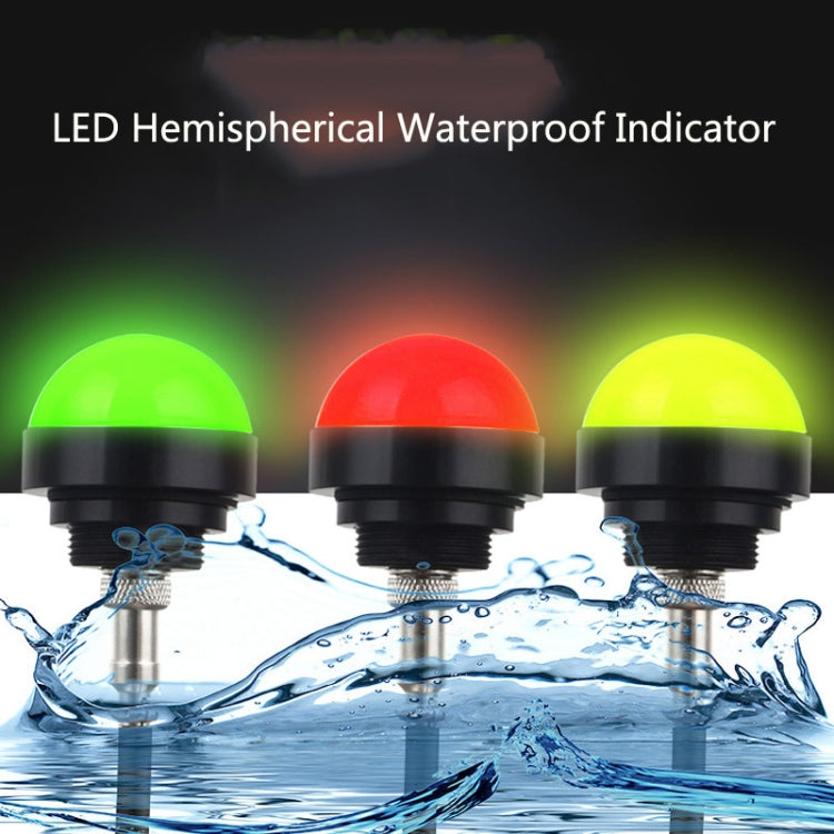 24V Safety Three-Color Warning Light Alarm LED Hemispherical Waterproof Indicator(Audible) - Special Engineering Lighting by PMC TechLife | Online Shopping South Africa | PMC TechLife | Buy Now Pay Later Mobicred
