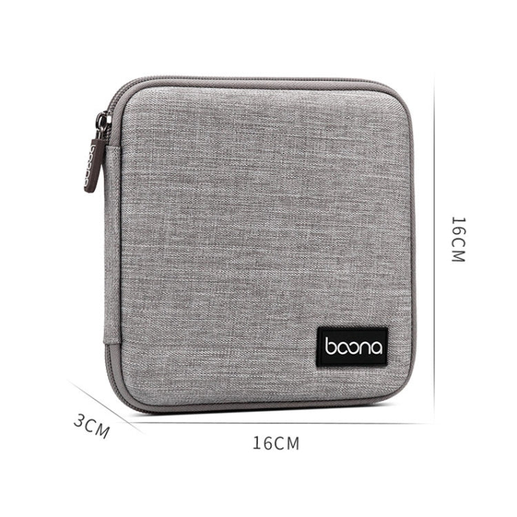 Baona BN-F021 Car Home DVD CD Storage Bag Game CD Storage Bag For PS4(Grey) - Bags by Baona | Online Shopping South Africa | PMC TechLife | Buy Now Pay Later Mobicred