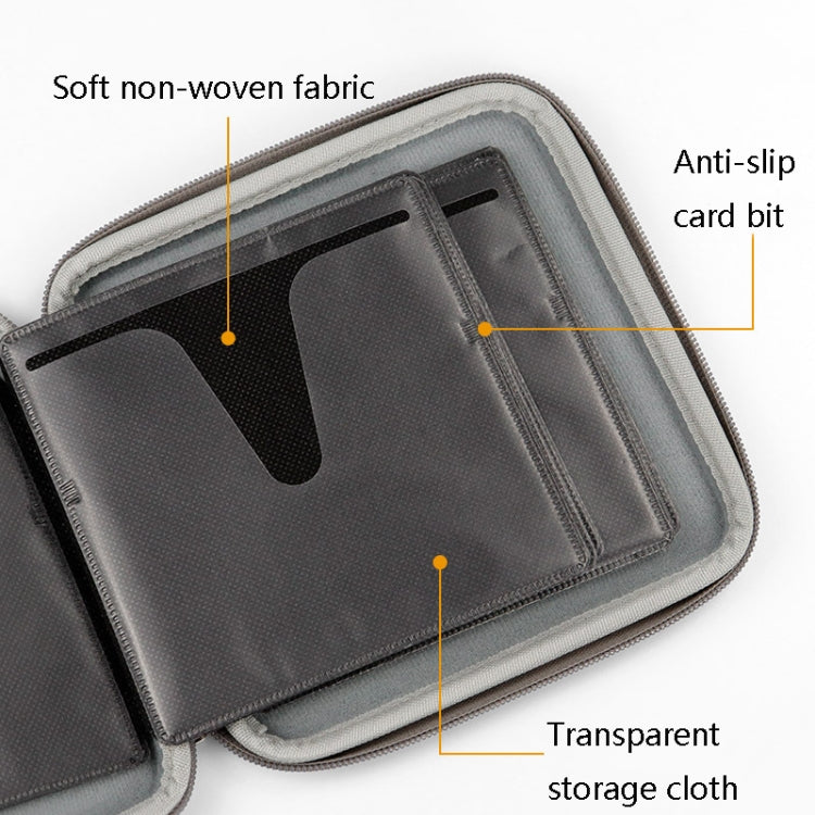 Baona BN-F021 Car Home DVD CD Storage Bag Game CD Storage Bag For PS4(Grey) - Bags by Baona | Online Shopping South Africa | PMC TechLife | Buy Now Pay Later Mobicred