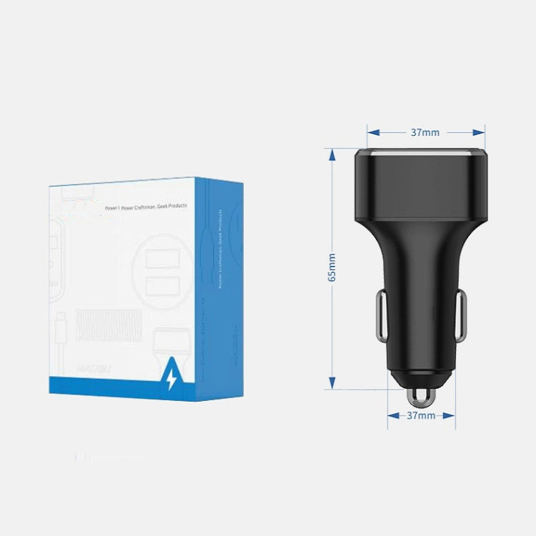 Three USB Ports Car Fast Charging Charger For Huawei/For OPPO/VIVO/OnePlus And Other Flash Charging, Model: GT780 Black - Car Charger by PMC TechLife | Online Shopping South Africa | PMC TechLife