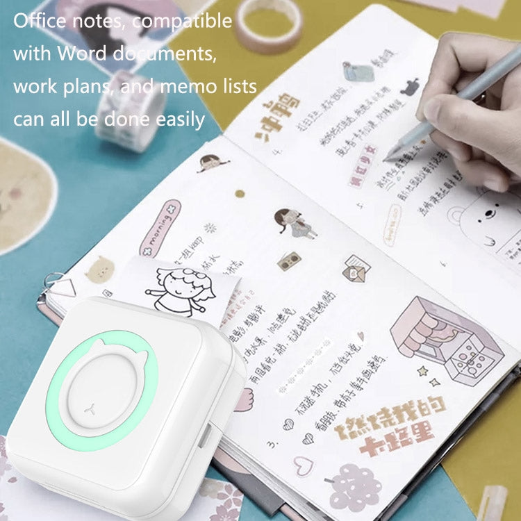 Convenient Pocket Mini Printer Student Wrong Question Thermal Bluetooth Mobile Phone Photo Data Note Printer(Blue) - Printer by PMC TechLife | Online Shopping South Africa | PMC TechLife | Buy Now Pay Later Mobicred