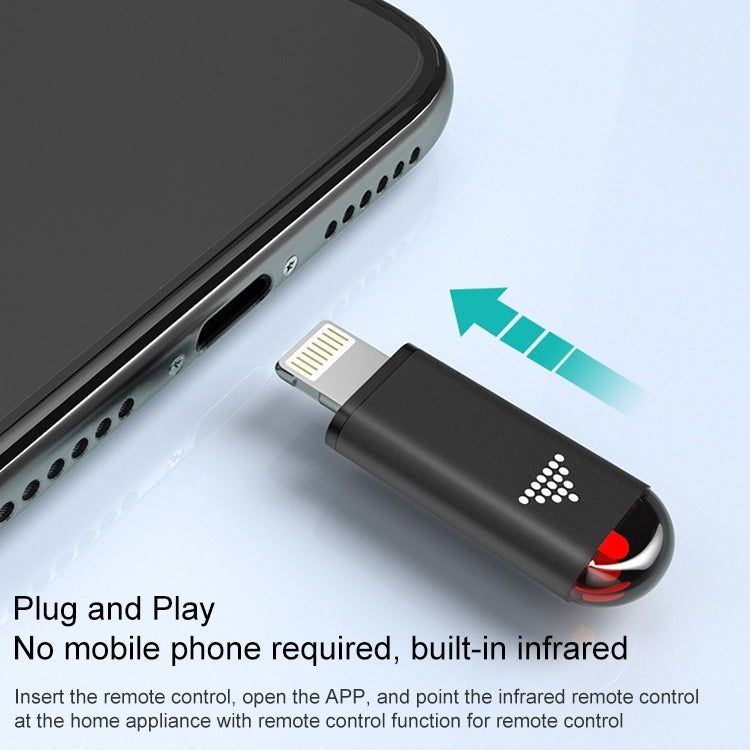 R09 Mobile Phone Intelligent Remote Control Infrared Mobile Phone Remote Control, Interface: 8 Pin (Cyan) - Phone Remote Control by PMC TechLife | Online Shopping South Africa | PMC TechLife